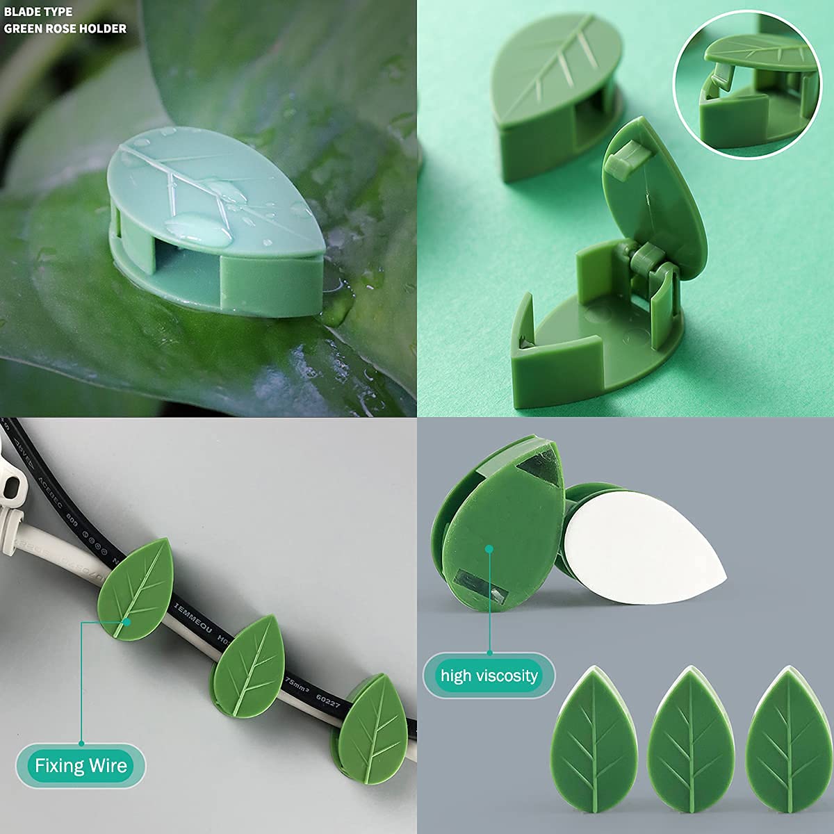 LUCKJUJU plant wiring organizer keeps cables neat.