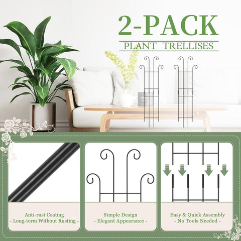 LUCKJUJU two-piece design allows quick assembly and flexible setup.