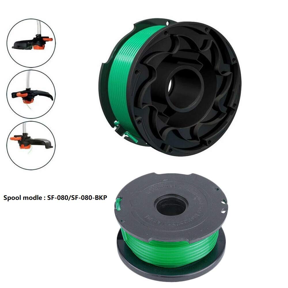 Lucky Seven ABS spool with nylon line offers durable housing for long use.