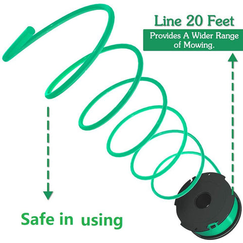 Lucky Seven LST540-compatible spool supports quick replacement for yard work.