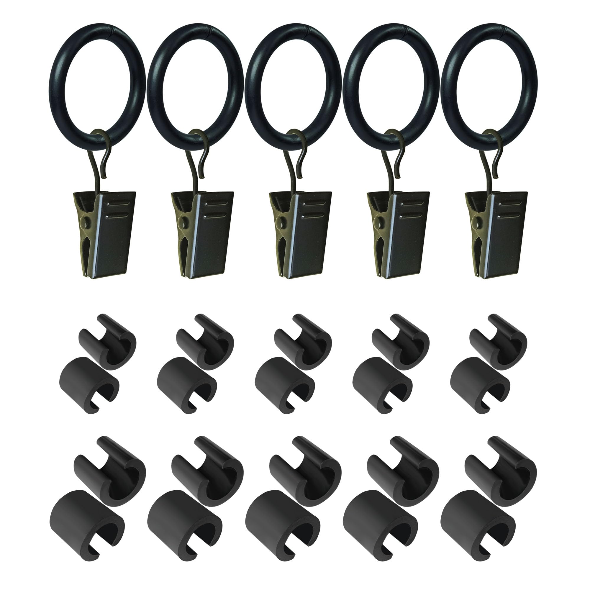 Luckupper flag clips top clamps secure banners on windy days