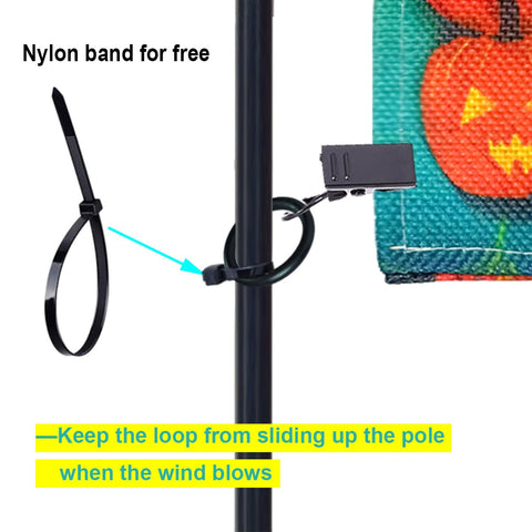Luckupper two-size C clamps fit 6mm and 8mm pole diameters for flexible setups