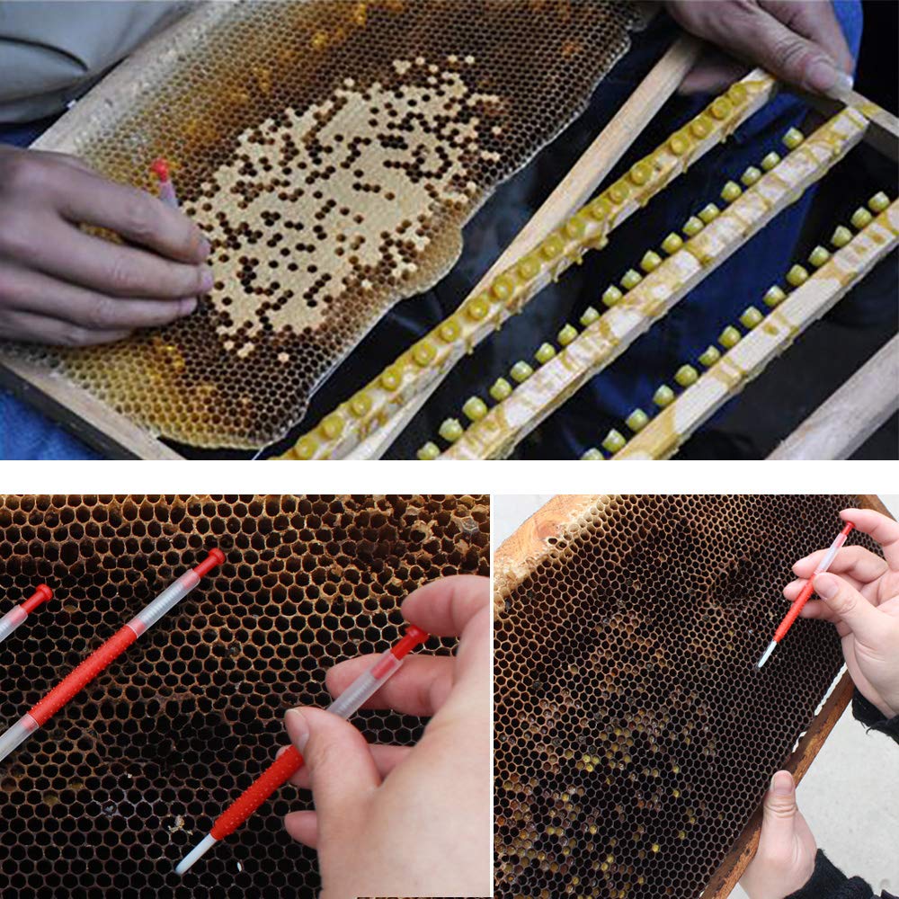 Lucky Farm extendable part helps reach tight hive cells