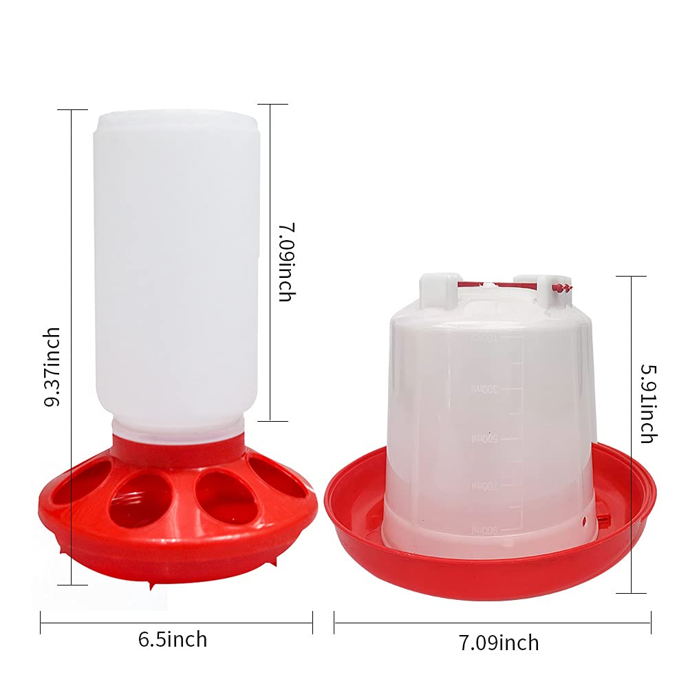 Lucky Farm spill-resistant base reduces mess during feeding