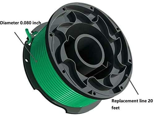 Lucky Seven LST540-compatible spool for fast, easy maintenance on a Black & Decker unit.