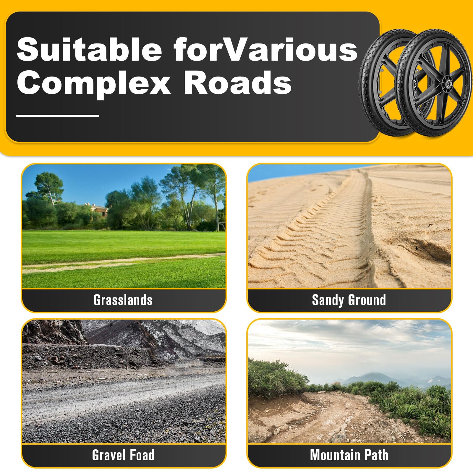 Lucky Seven compatible with lawn carts and hand trucks for smooth transport