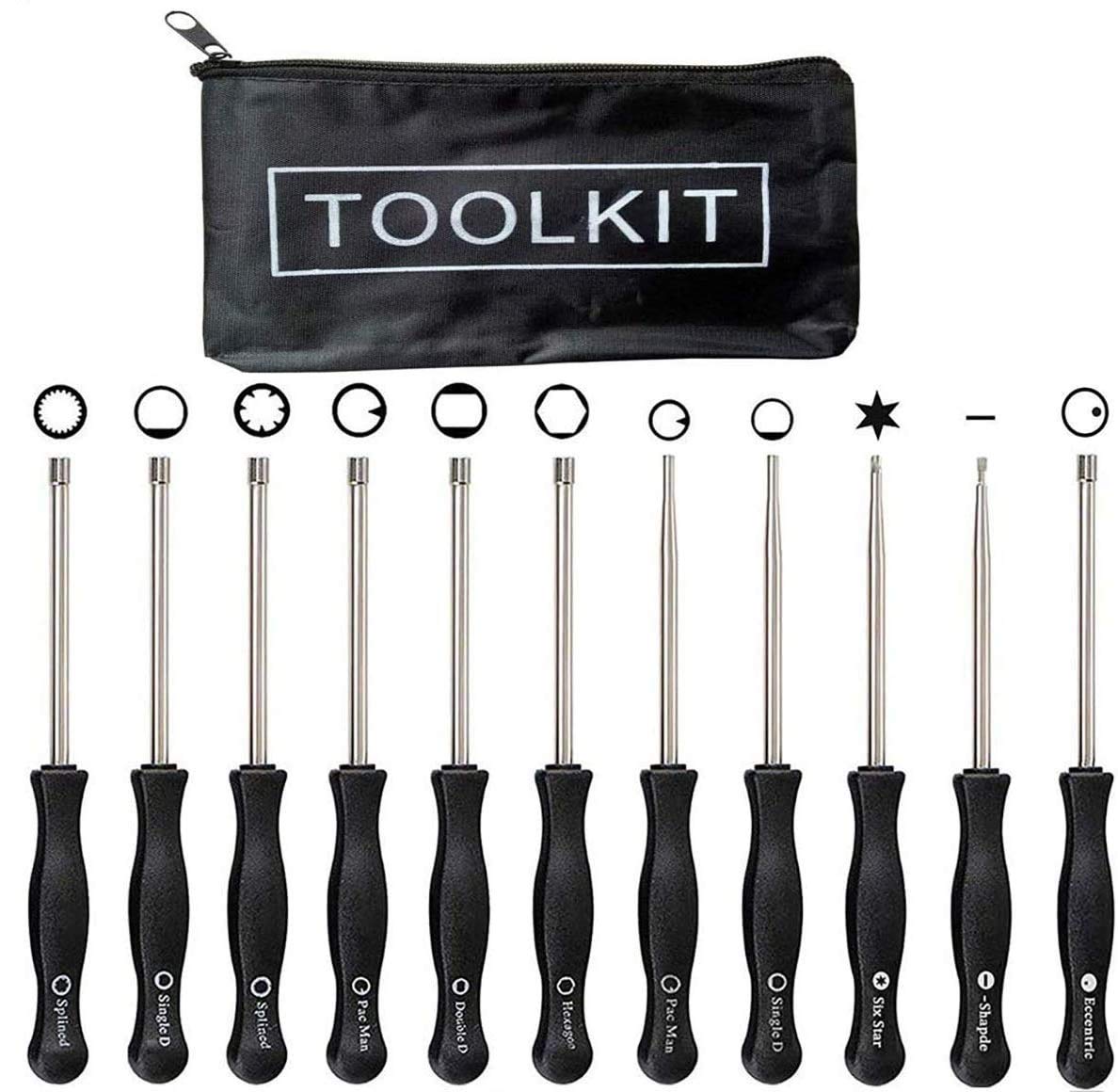 Lucky Seven eccentric carburetor tool for precise 2-cycle engine adjustments