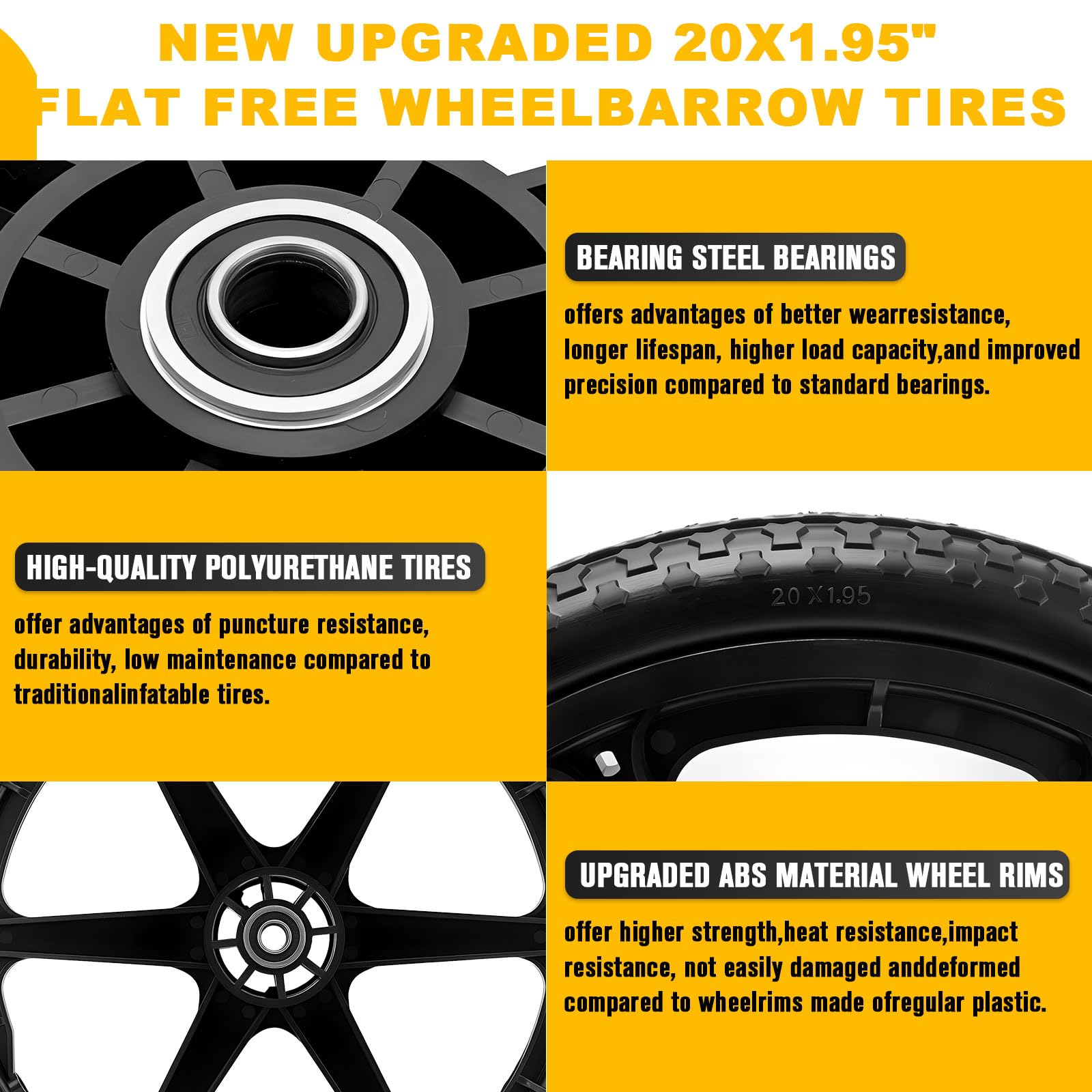 Lucky Seven non-separable bearing design ensures durable, wobble-resistant performance.