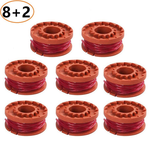 Oval aerodynamic spool design reduces drag for smoother trimming.
