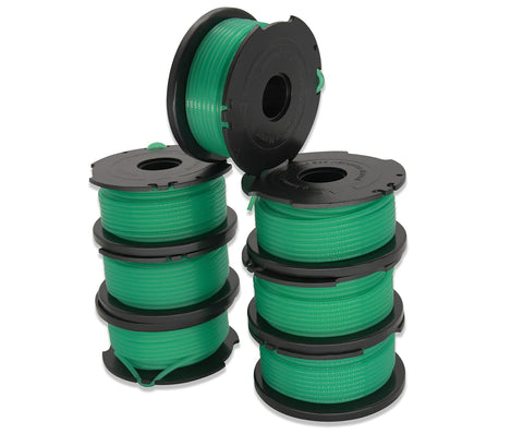 Lucky Seven SF-080 replacement spool with 20ft nylon line for quick trimming.