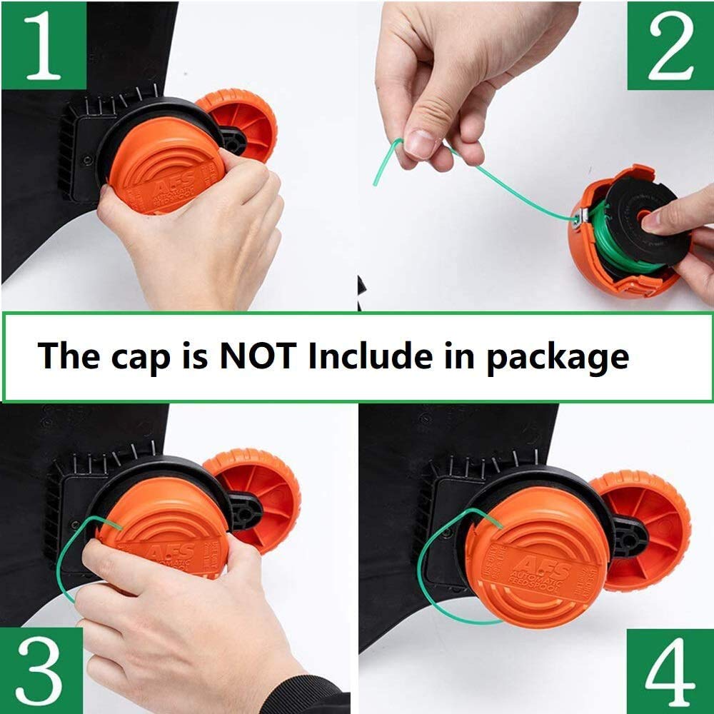 Lucky Seven SF-080 replacement spool kit minimizes downtime during mowing.