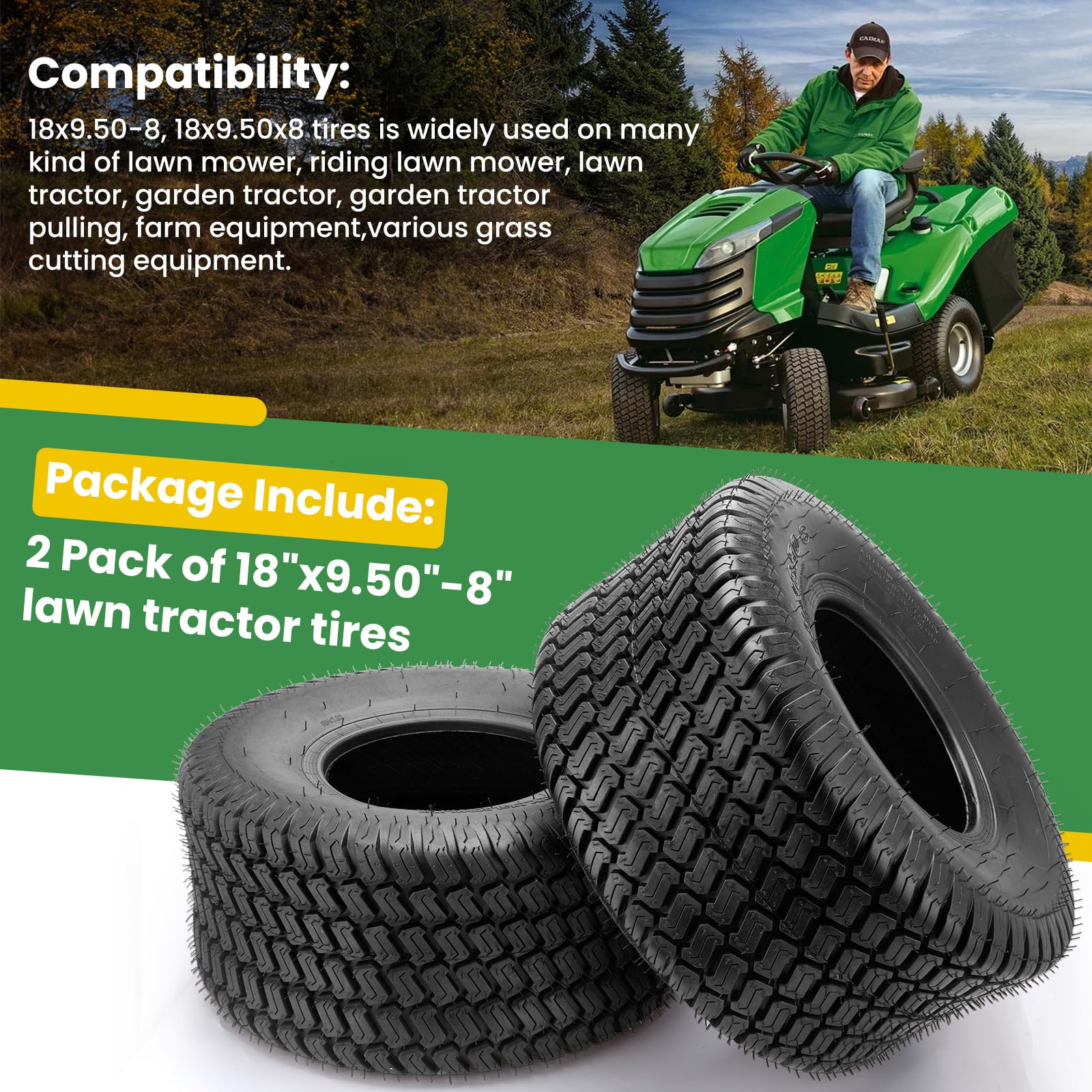 Lucky Seven tubeless lawn tire emphasizes easier maintenance and fewer rim tasks