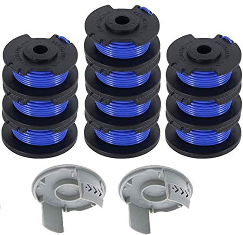 Lucky Seven UV-protected 0.065 inch line withstands outdoor use