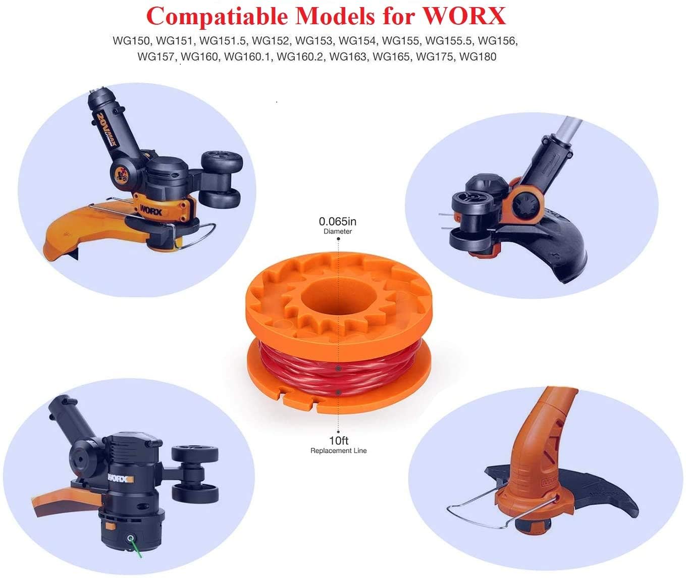 Lucky Seven Worx aerodynamic spool minimizes drag for smoother cuts.