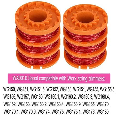 Lucky Seven Worx WG180 compatible spool for reliable replacement parts.