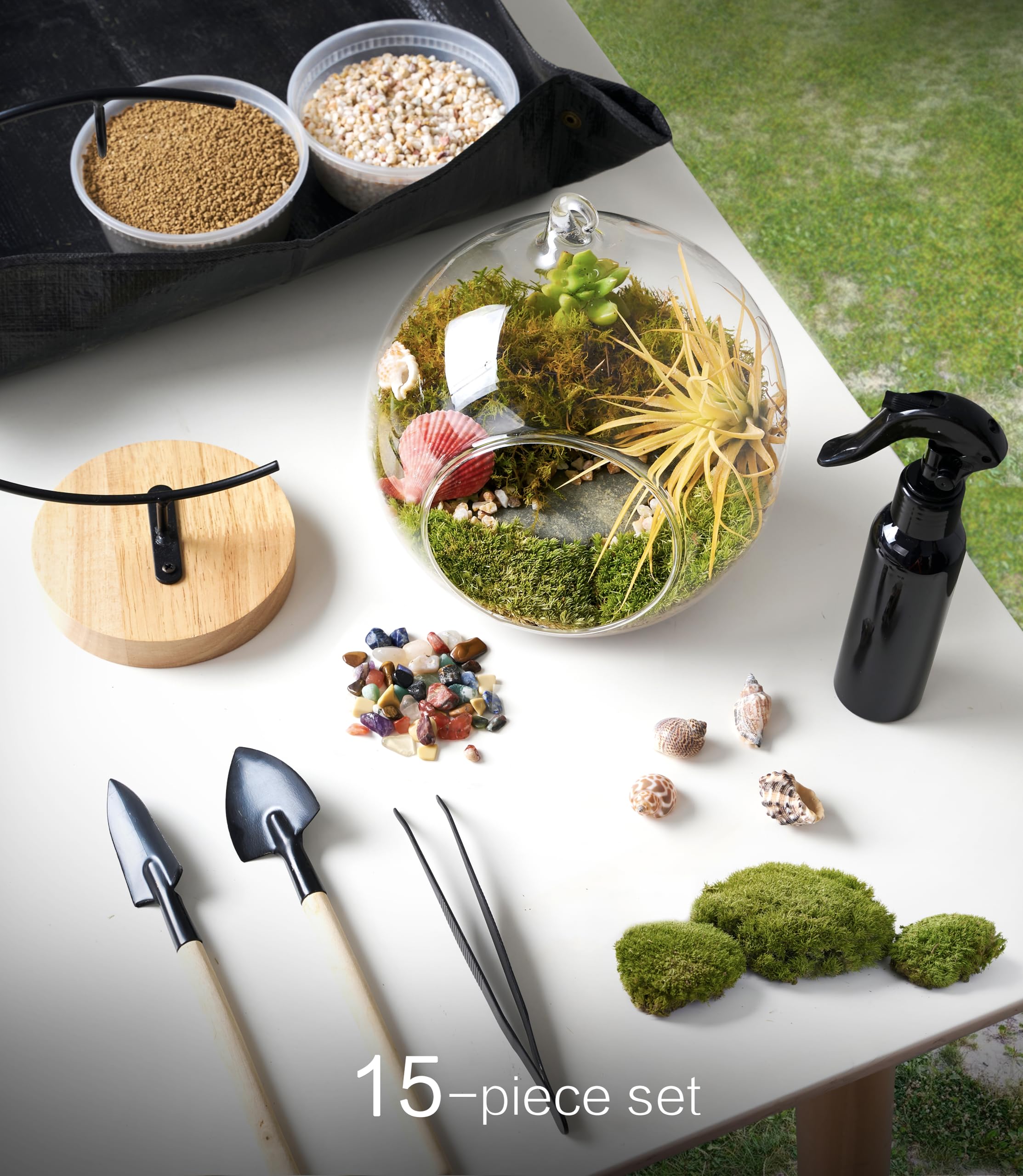 LuckyRunes live moss bundle adds fresh texture to spaces.