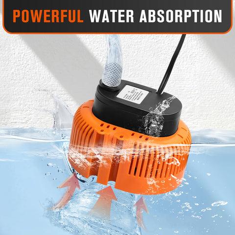 LuckySlycyc pool cover pump quickly drains water from covers