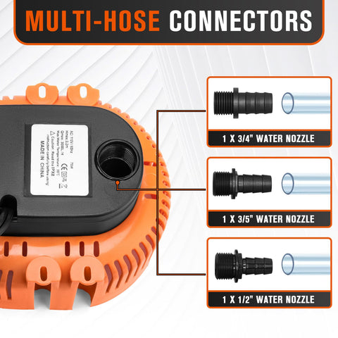 LuckySlycycyc includes three adapters for versatile setup