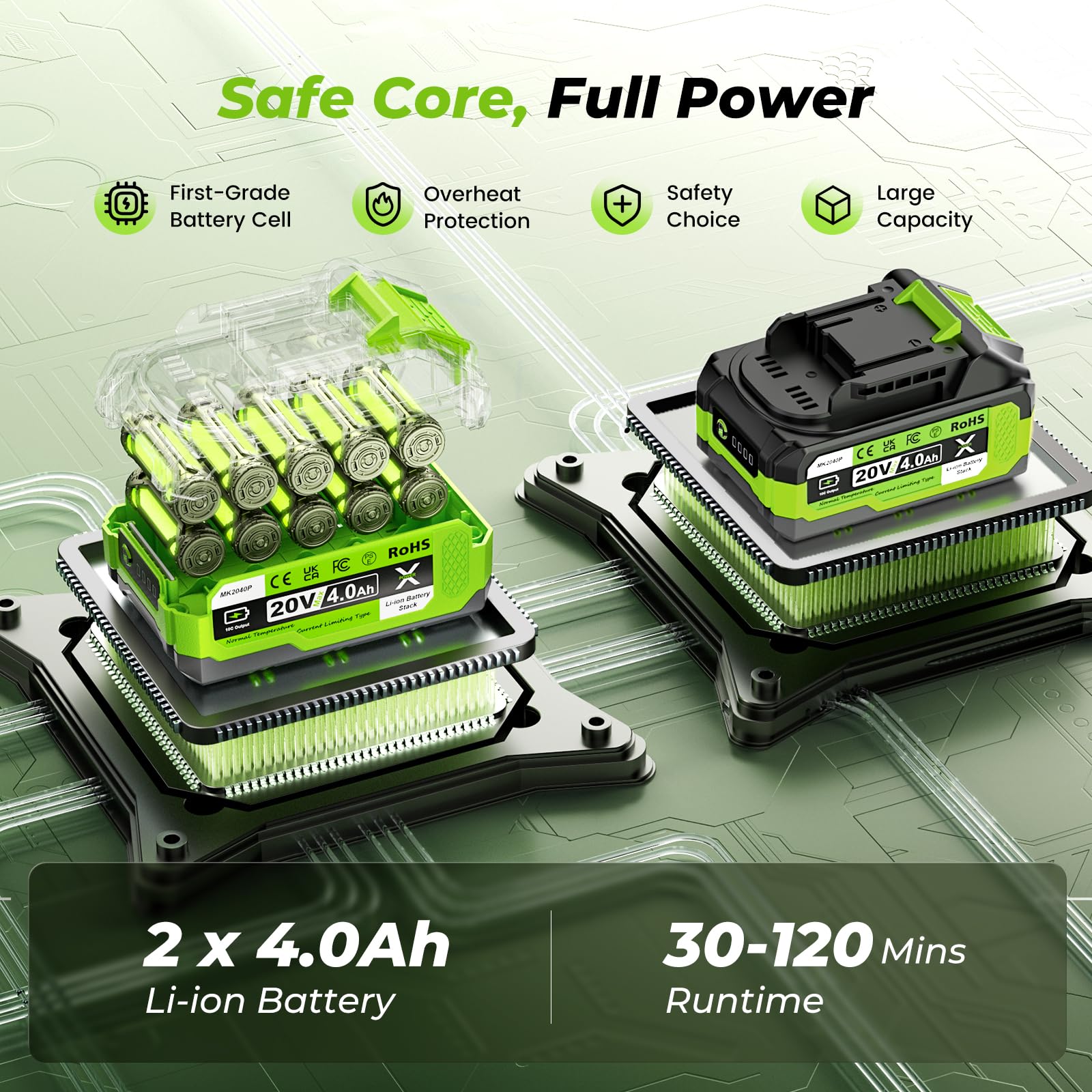 LUCKYTECH lightweight design makes lifting and maneuvering easy.