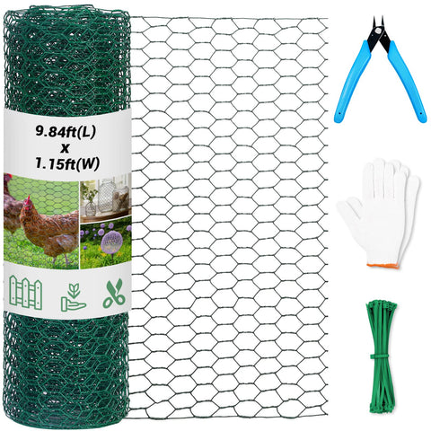 Lucomb chicken wire roll edge for easy unrolling in projects