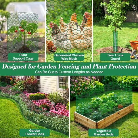 Lucomb plant protector garden protection shields vegetables and flowers from small animals
