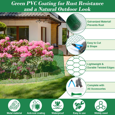 Lucomb plant protector hexagonal mesh providing breathable cages for sun and water
