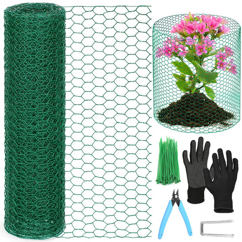 Lucomb plant protector roll 157x120-inch for customizable cages guarding outdoor plants.