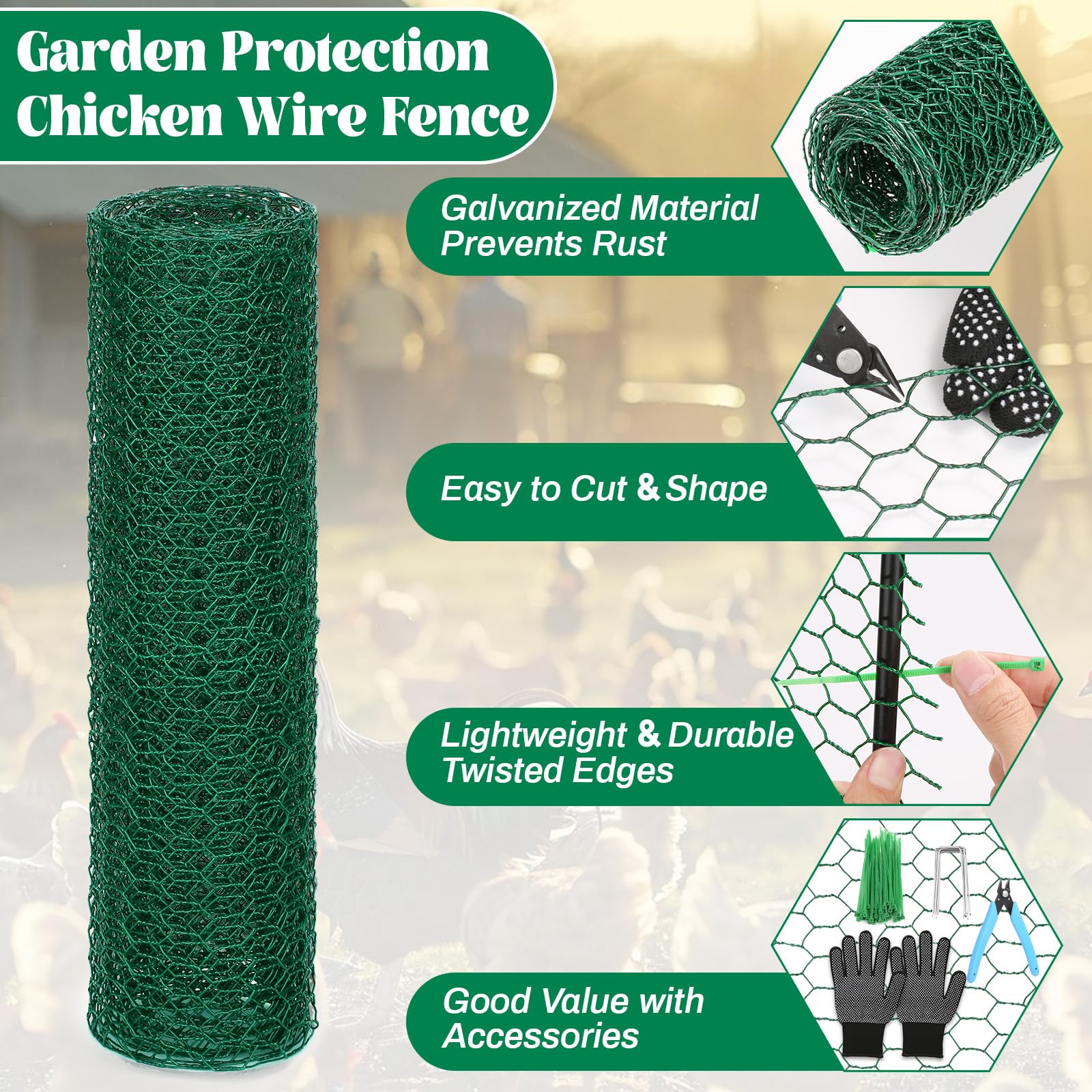 Lucomb rust-proof coating detail emphasizes weather-ready protection.