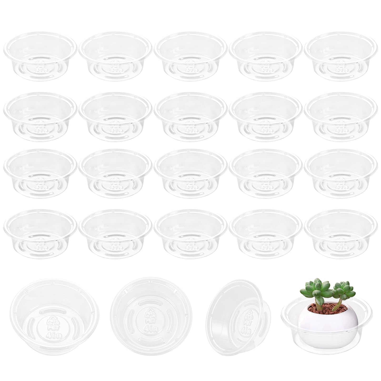 Lucpur easy-clean and reusable saucer with durable, lightweight construction.