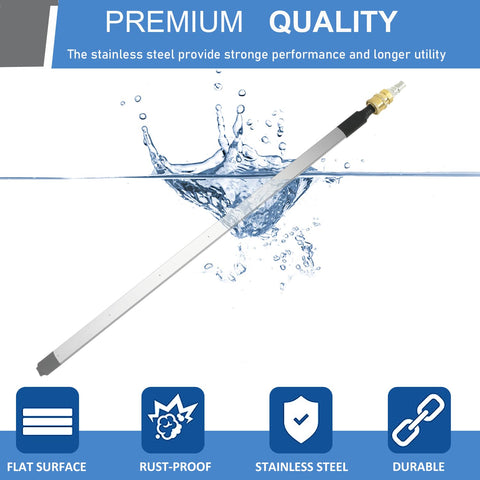 Lucstar jet-type nozzle delivers strong water or air flow.