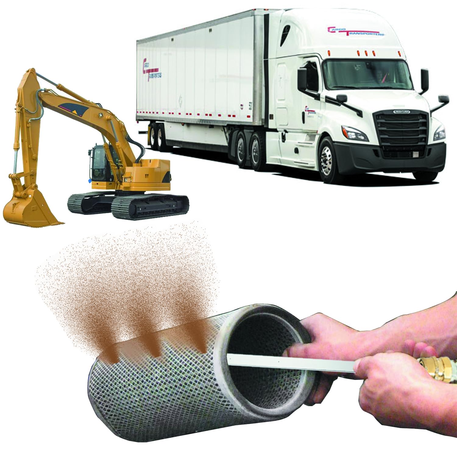 Lucstar wide-application wand cleans radiators across trucks and RVs.