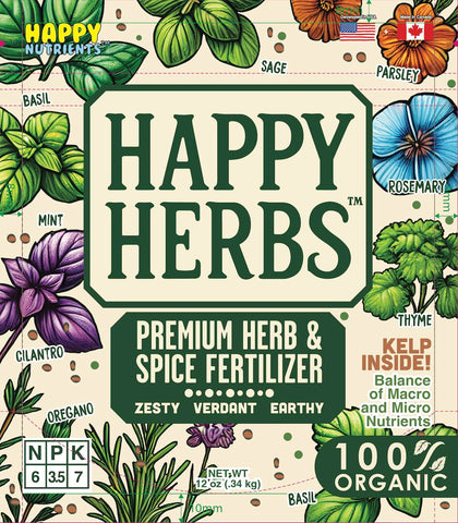 Ludicrous Nutrients Happy Herbs herbs thriving in hydroponic setup.