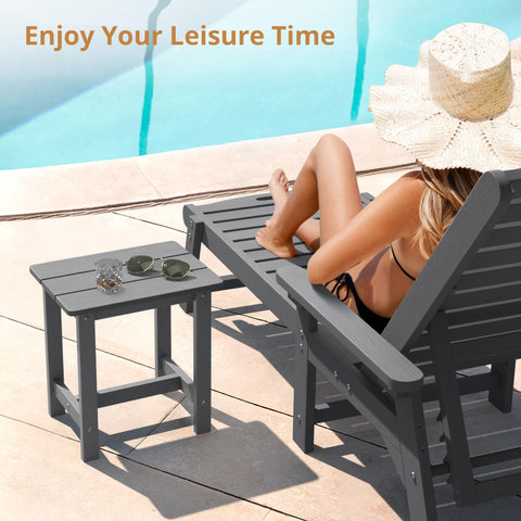 LUE BONA no-maintenance table, easy to clean after outdoor use.