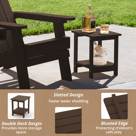 Assembly process of LUE BONA outdoor table with eight screws