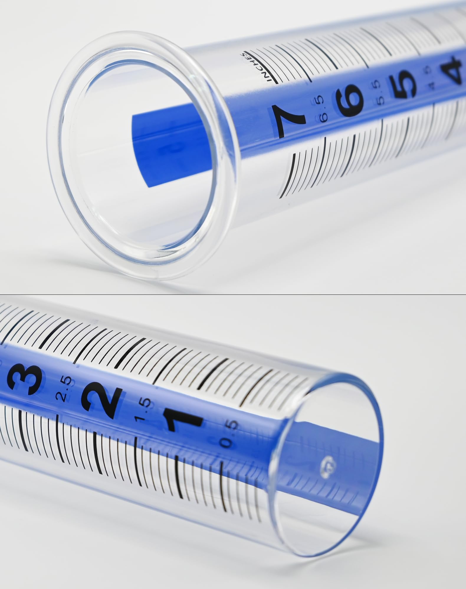 Lueudu plastic rain gauge replacement tube for easy maintenance