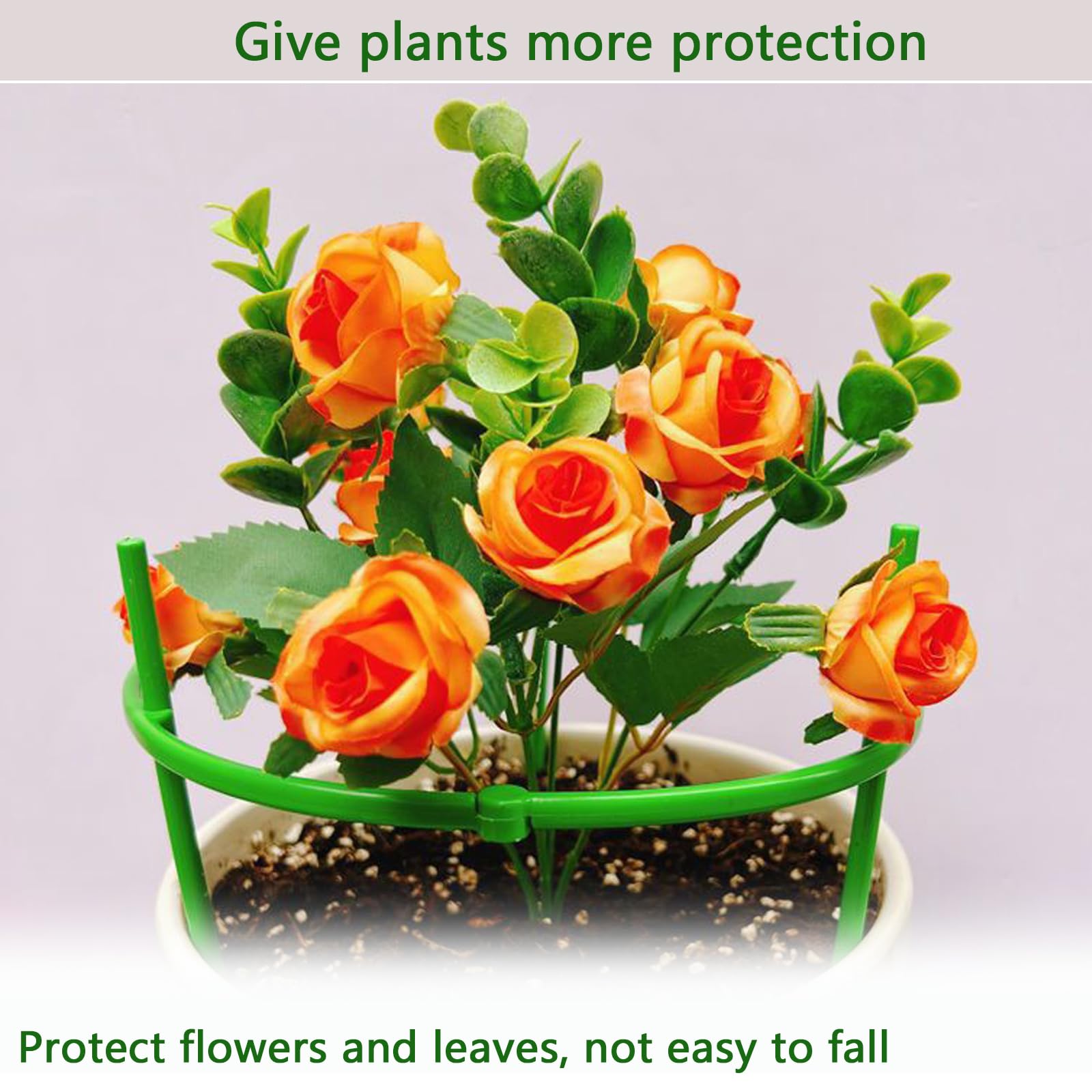Luexian garden wire ties secure plant stems for stability.