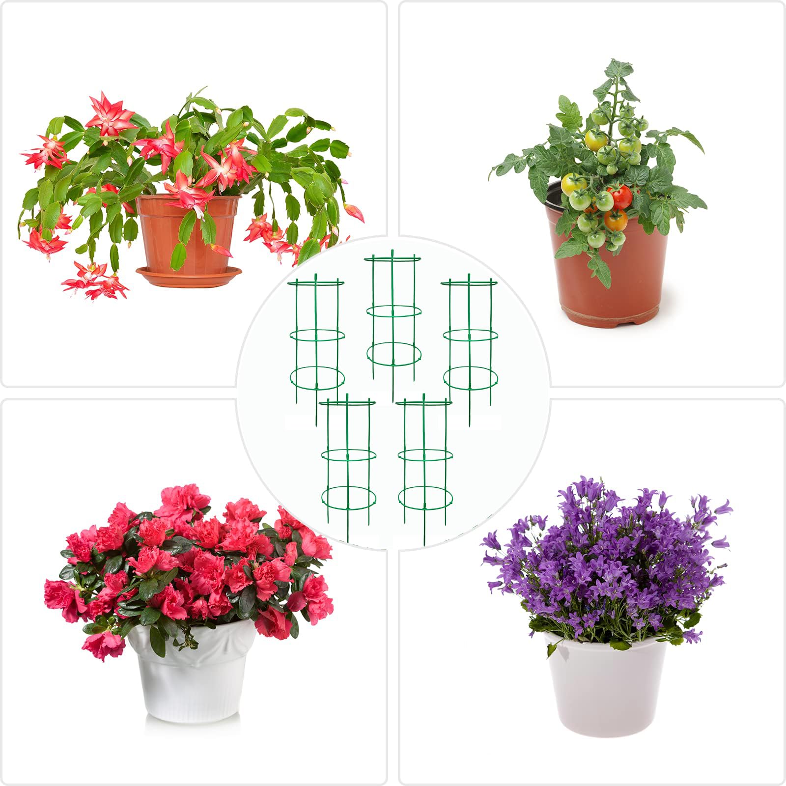 Luexian plant stakes install quickly with minimal effort.