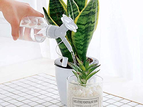 LuFOX dual head bottle cap sprinkler gray for delicate seedlings