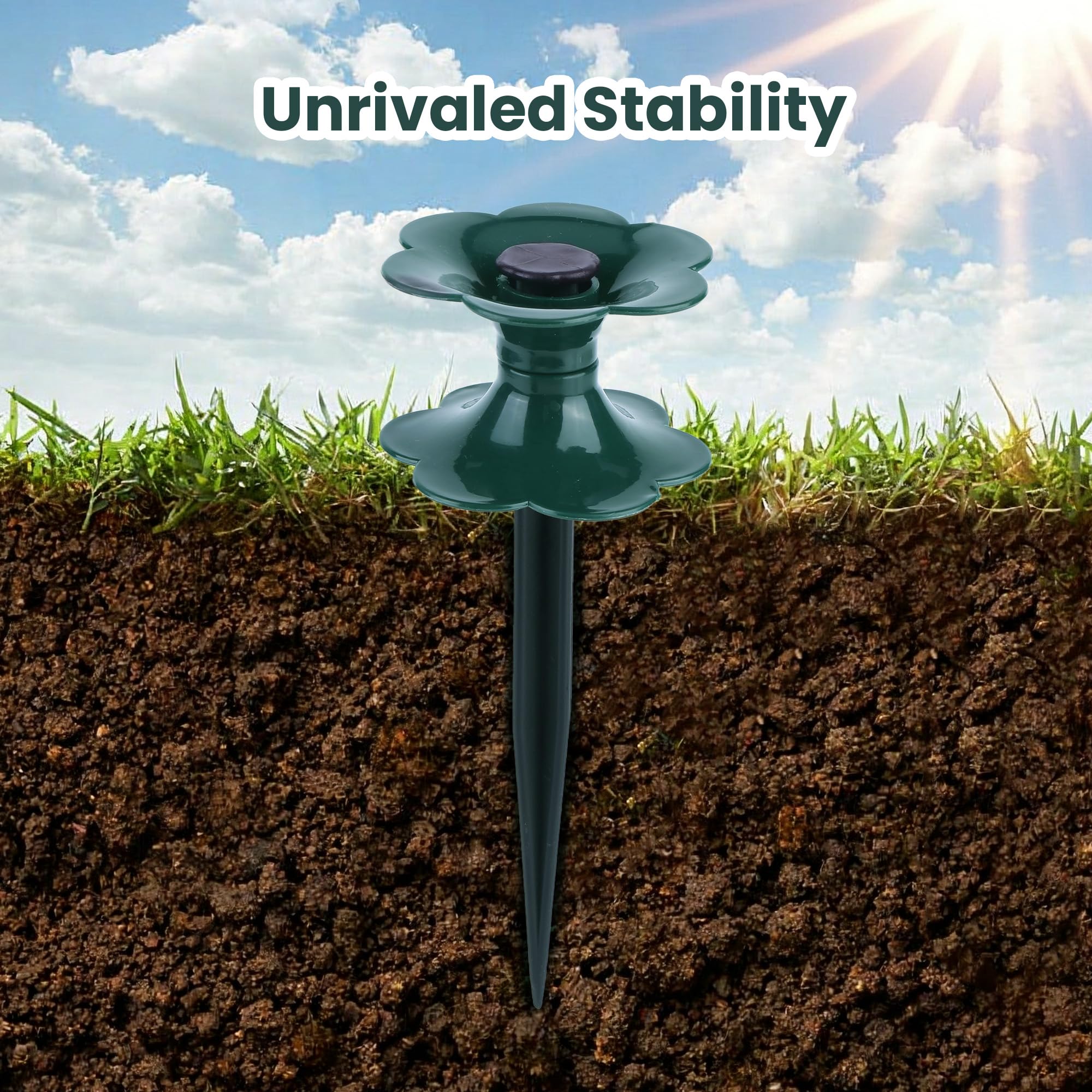 Lufstd durable high-strength plastic resists rust and weather over seasons.