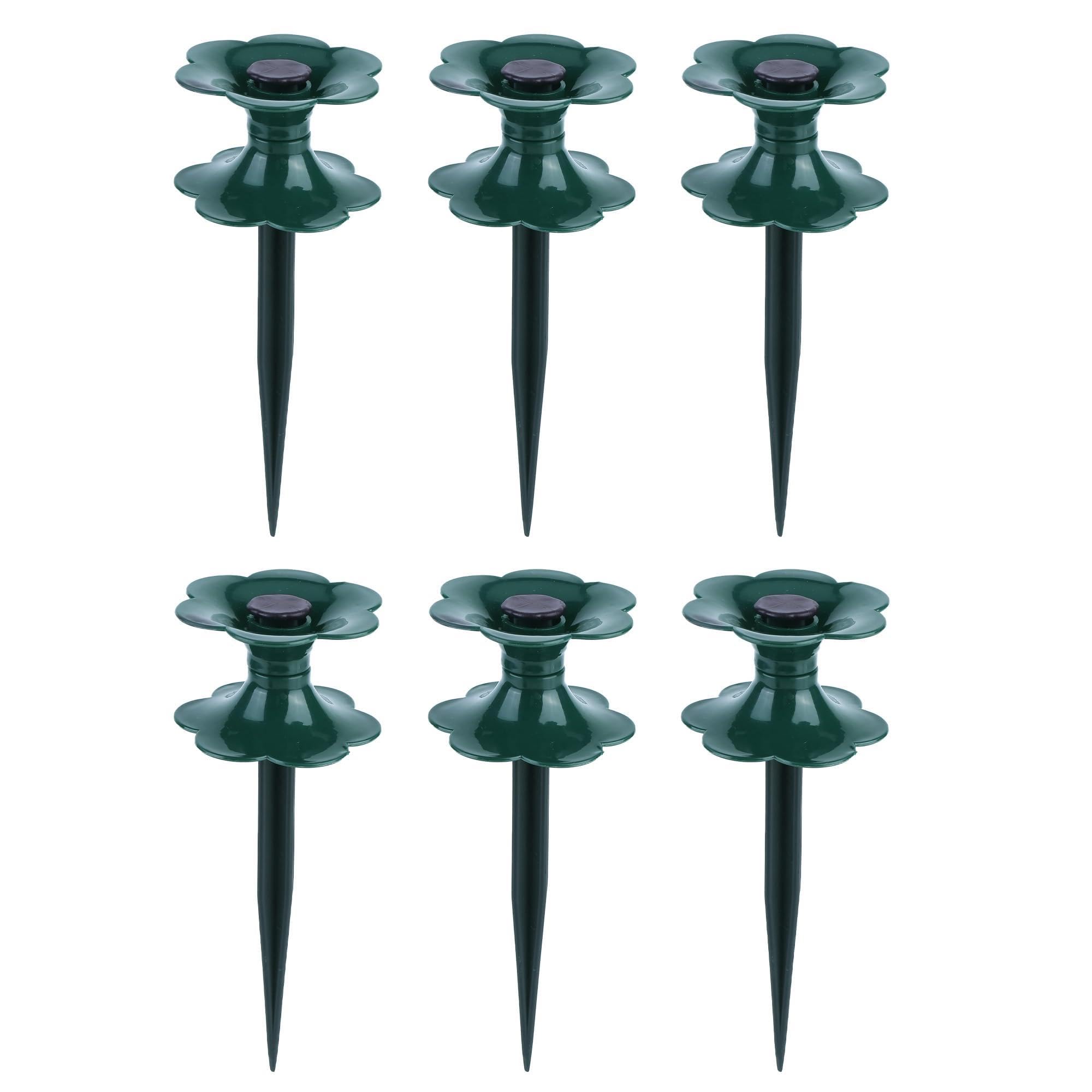 Lufstd garden hose guide spikes keep hoses aligned on the lawn, reducing tangles.