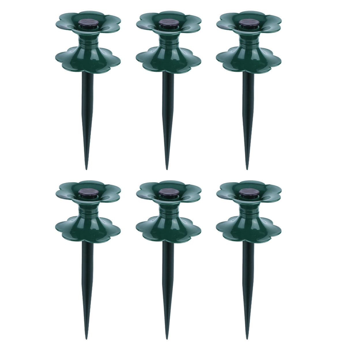 Lufstd garden hose guide spikes keep hoses aligned on the lawn, reducing tangles.