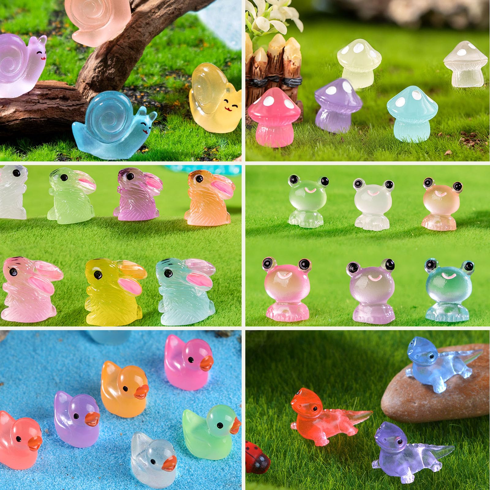 Lugailly aquarium micro-landscape figures enhance tanks with playful character.