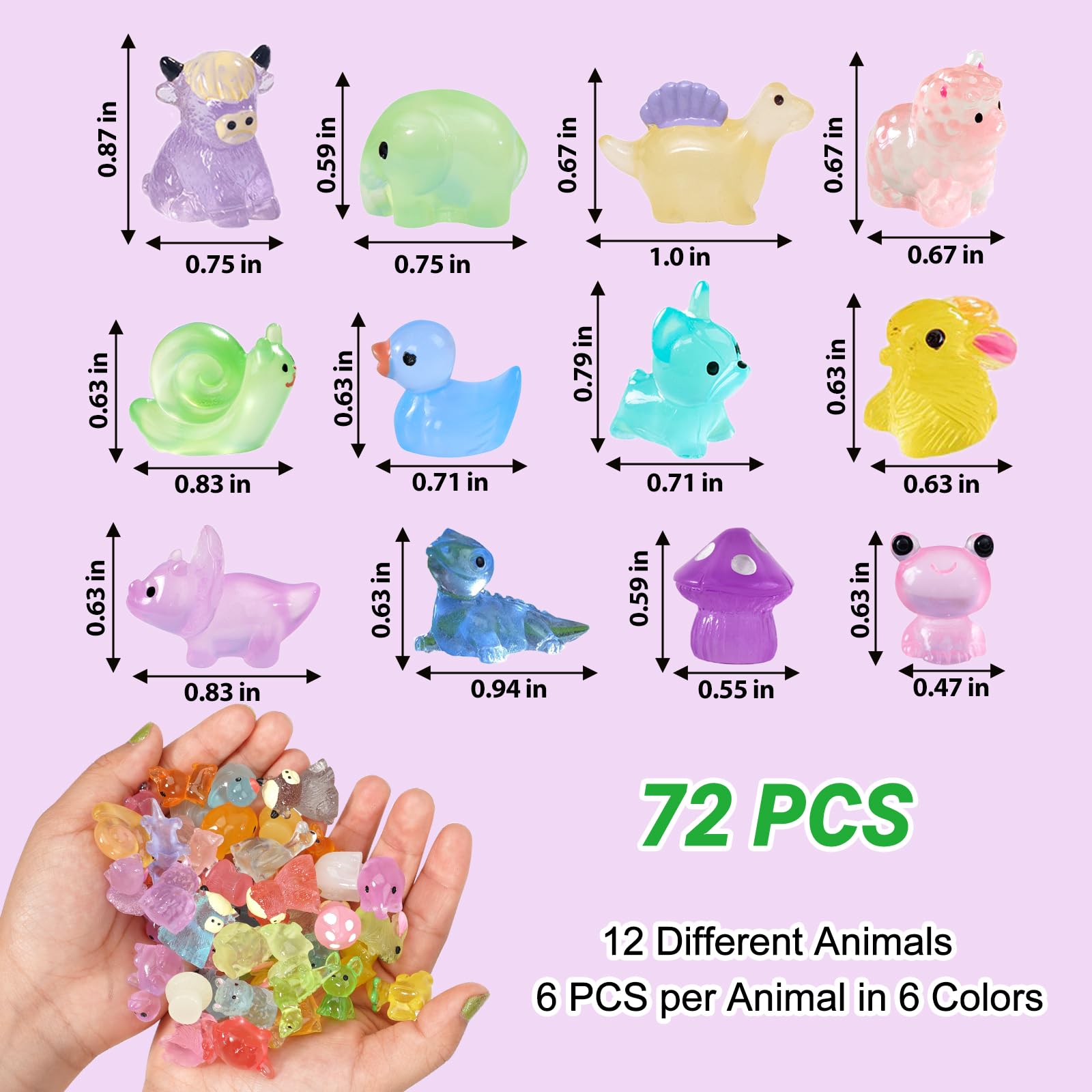 Lugailly ducks and bunnies resin miniatures ideal for terrariums and aquariums.