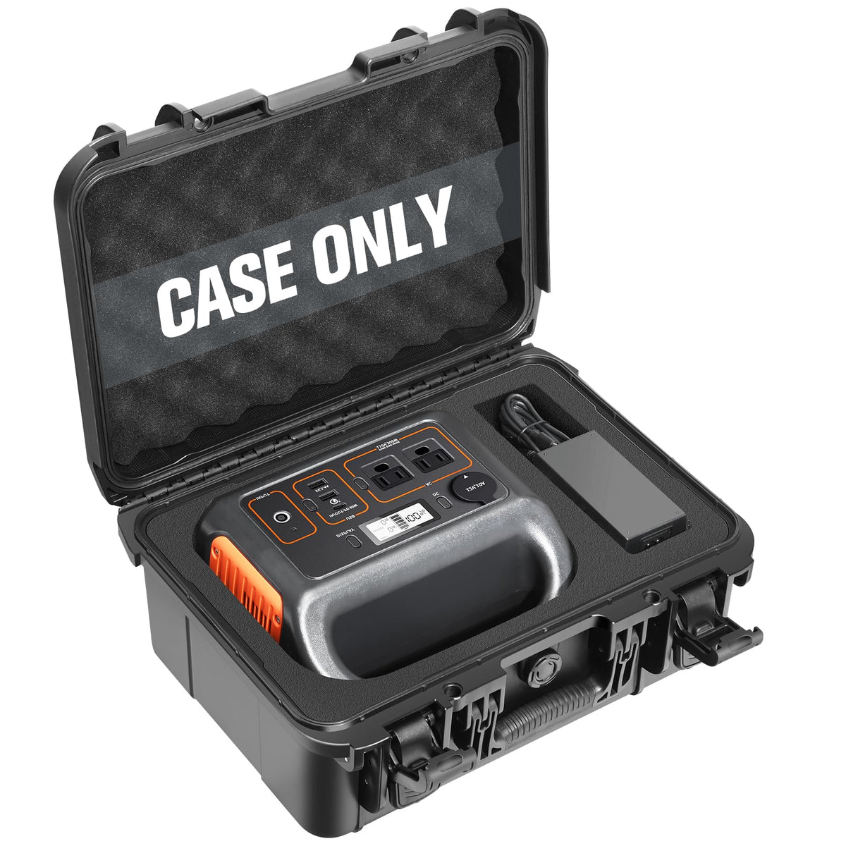 LUGECASE Explorer 300 hard shell case provides a snug fit for organized power gear.