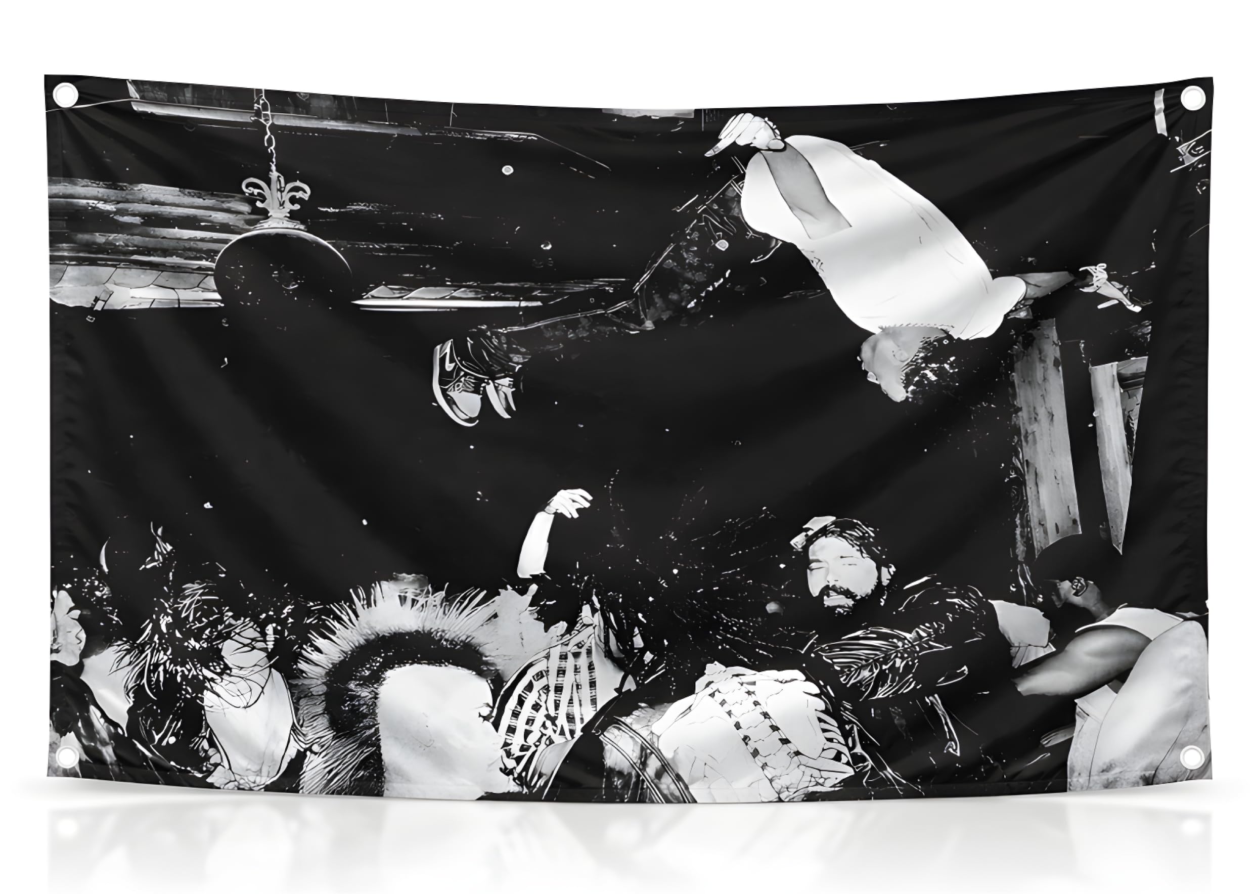 LUIVU Playboi Carti Die Lit flag 3x5 for dorm decor and wall display
