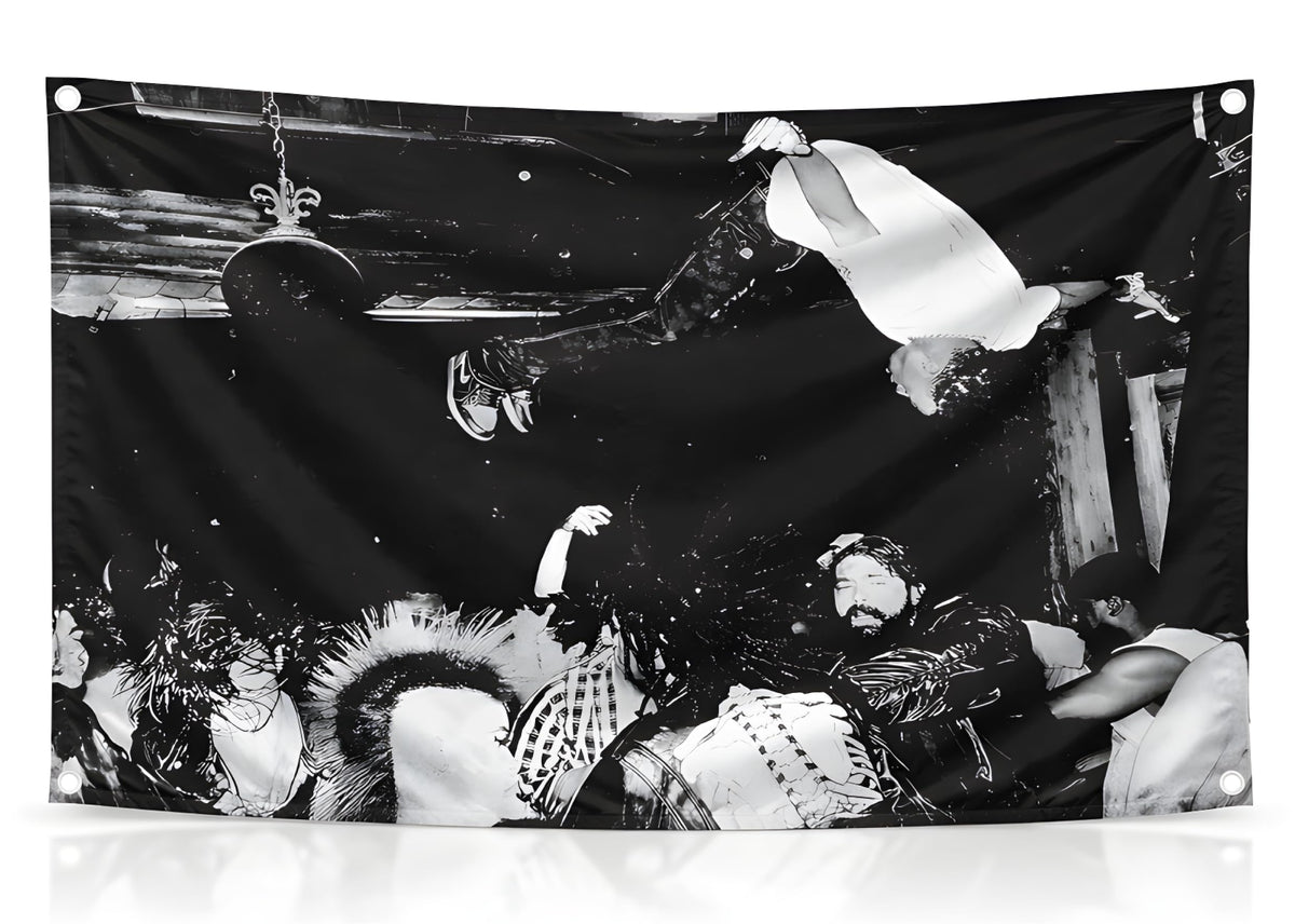 LUIVU Playboi Carti Die Lit flag 3x5 for dorm decor and wall display