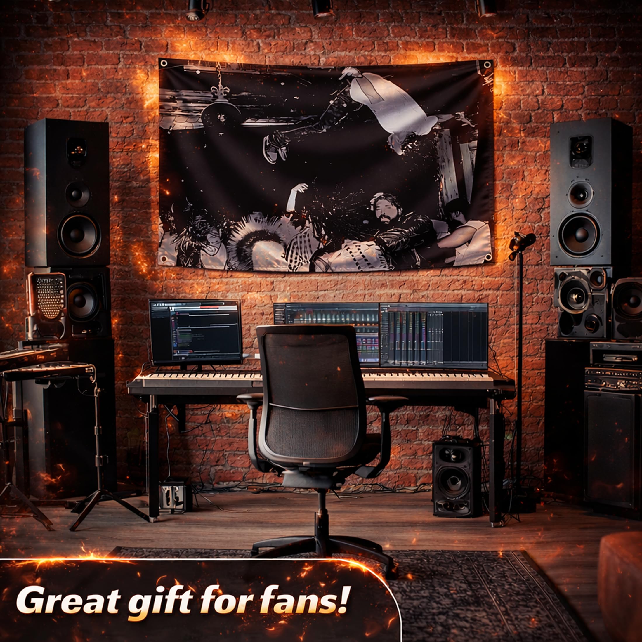 LUIVU Playboi Carti flag for wall display in a bedroom or dorm