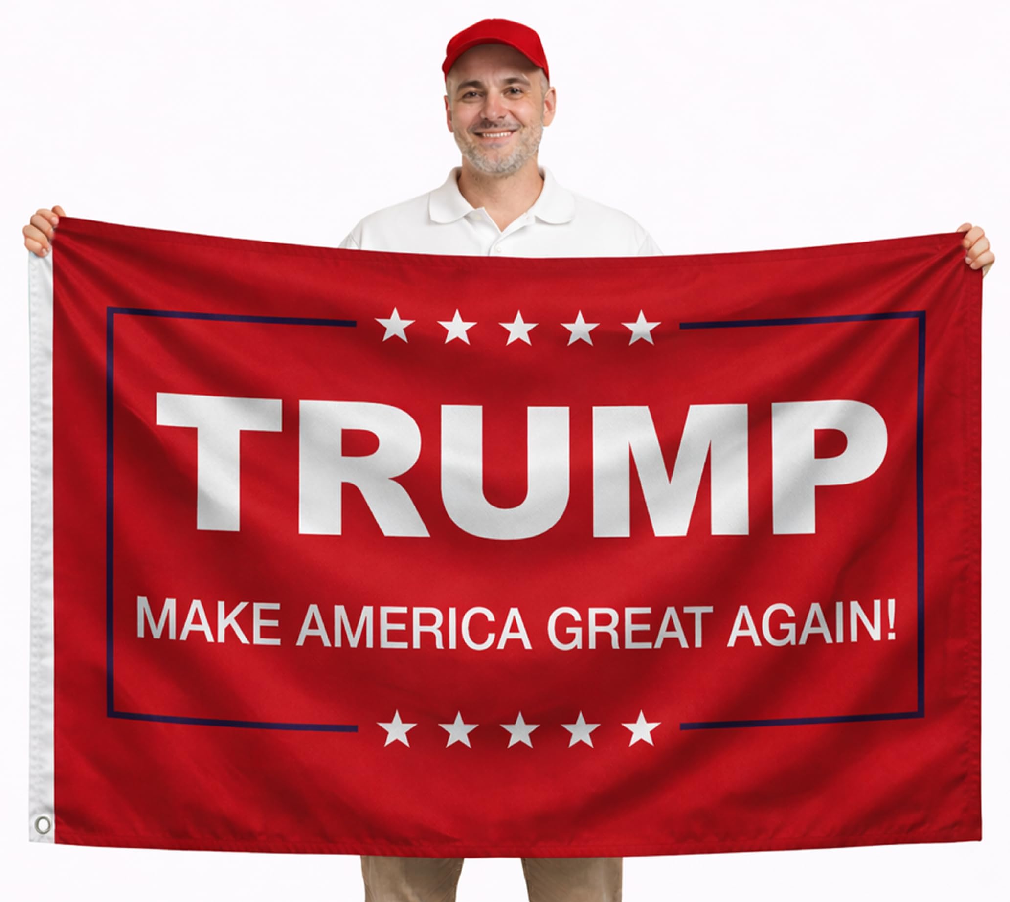 LUIVU 3x5 feet flag, double-sided for outdoor visibility.