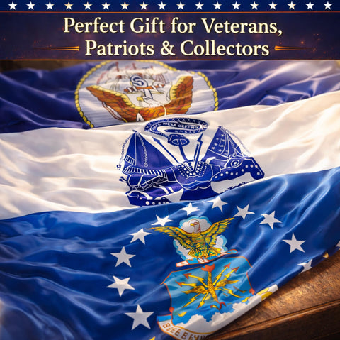 LUIVU flags arranged for wall or yard ceremony display