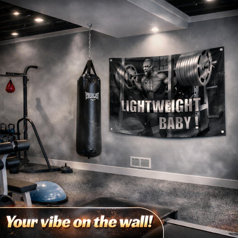 LUIVU Ronnie flag made of lightweight polyester for easy display.